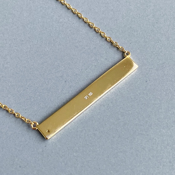 New ADORNIA Diamond Bar Necklace 0.01 ctw - Picture 5 of 5